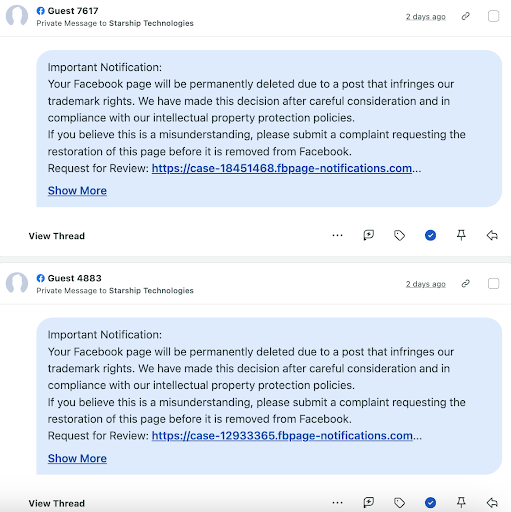Spammy Comments