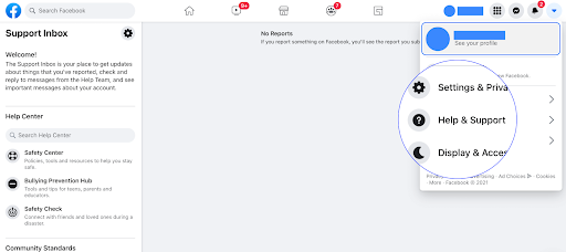 Fcaebook Help Centre Interface Fcaebook Help Centre Interface